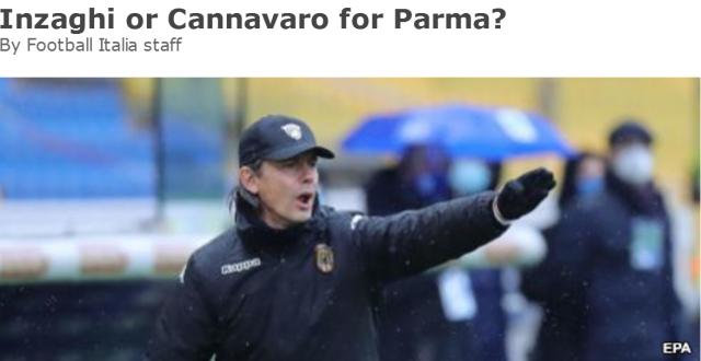 卡帅回乡机会来了 意媒:他是帕尔马主帅候选人